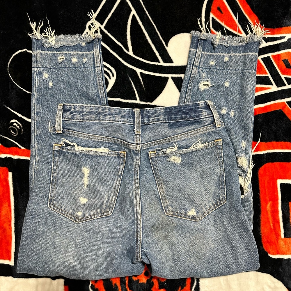 Abercrombie & Fitch Annie High Rise Girlfriend Jeans